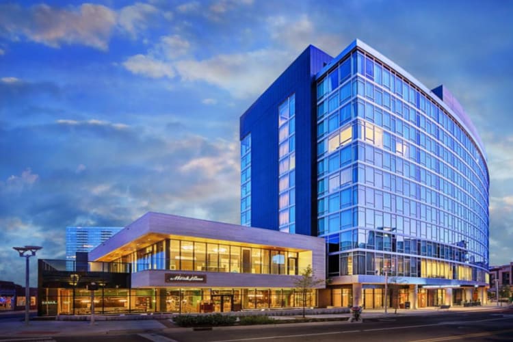 Exterior of hotel
